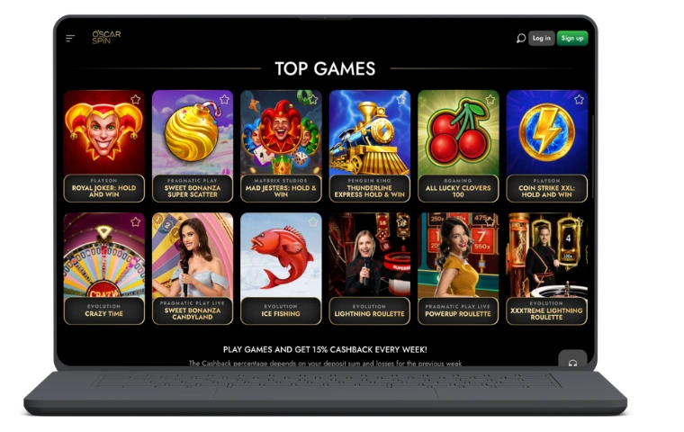 Oscar Spin online casinò